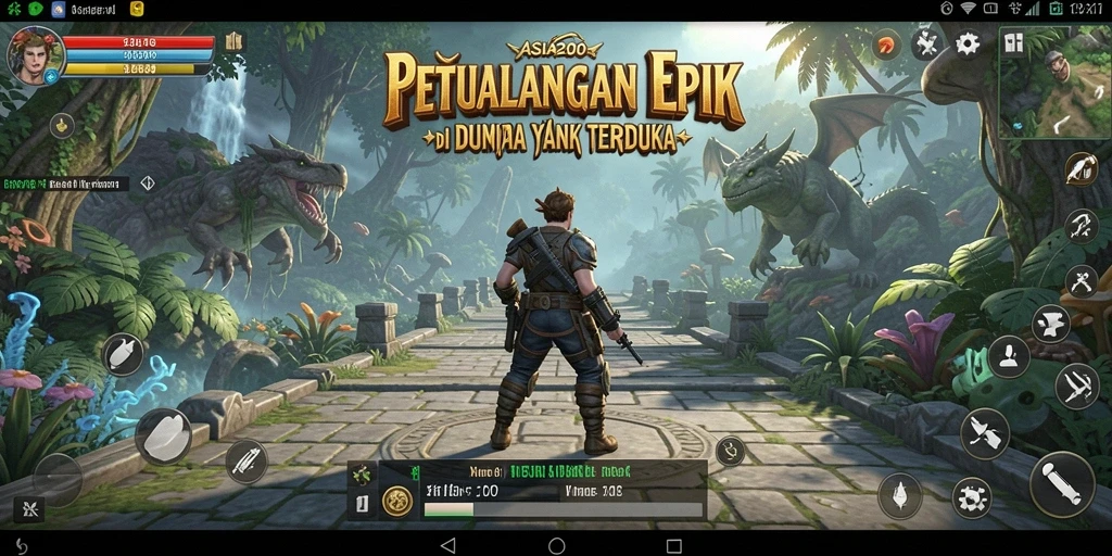 Tampilan gameplay ASIA200 yang menakjubkan dalam aksi petualangan.