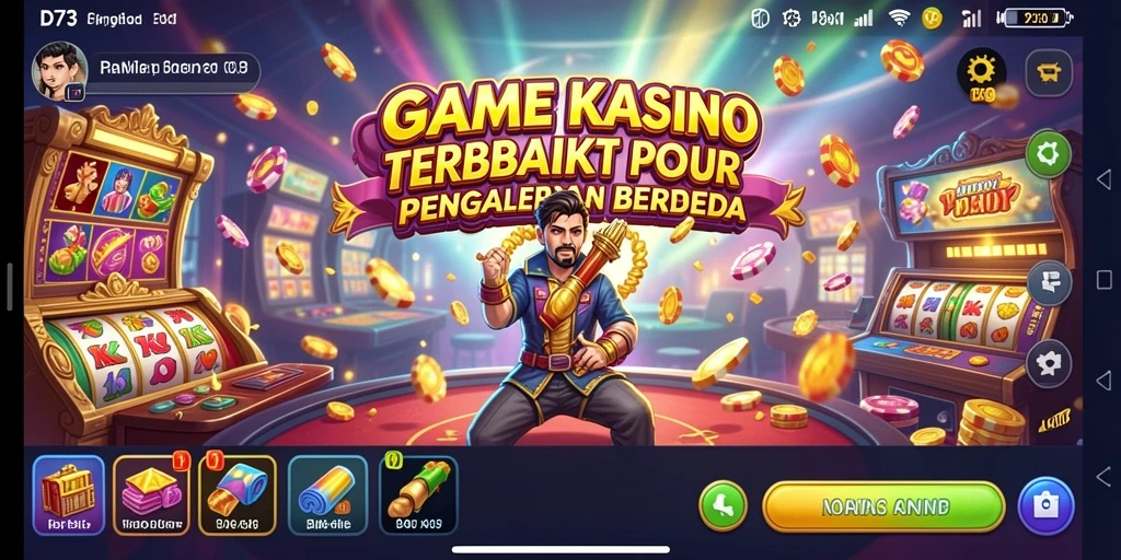 Gameplay Kasino yang mendebarkan di D73 dengan fitur menarik.