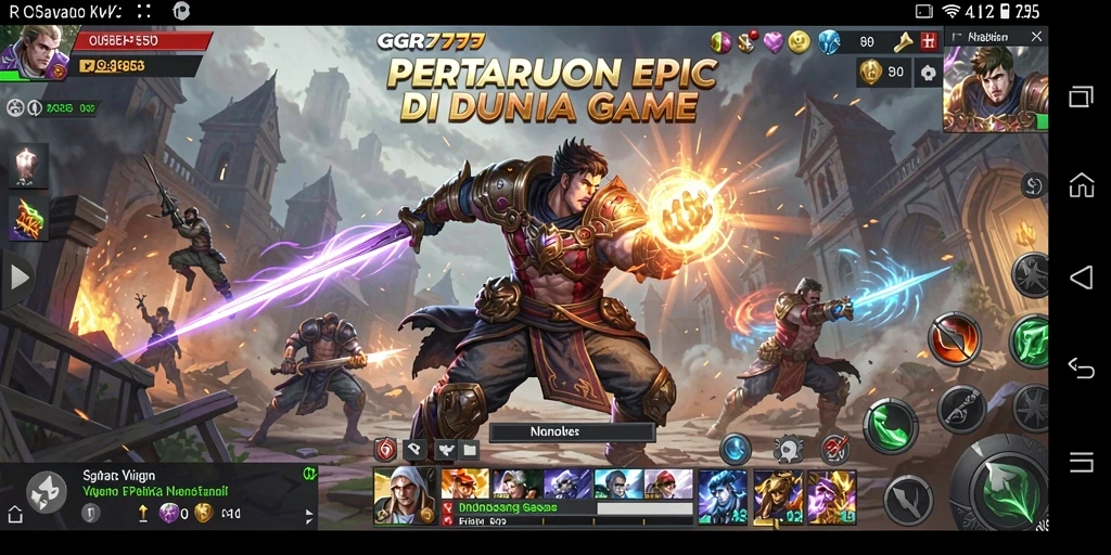 Gameplay seru dengan pertarungan intens di GGR7777.