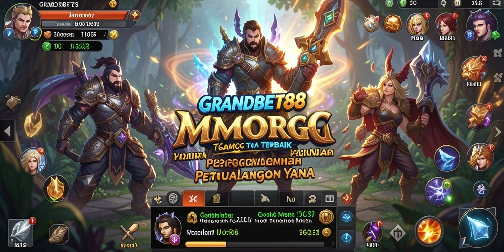 Gameplay seru di GRANDBET88 dengan petualangan MMORPG.
