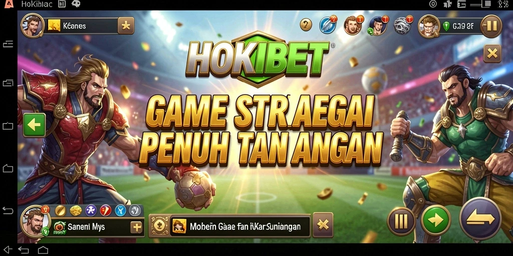 Tampilan gameplay HOKIBET dengan elemen strategi yang menantang