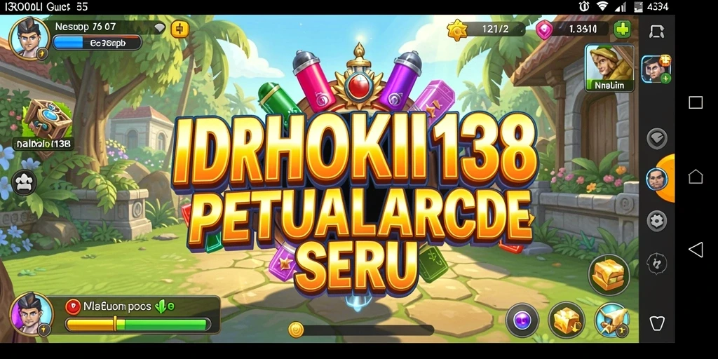Tampilan gameplay seru dari IDRHOKI138 di level menantang.