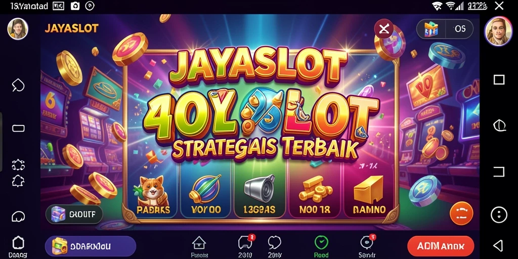 Tampilan gameplay menarik dari JAYASLOT yang menampilkan slot strategis.