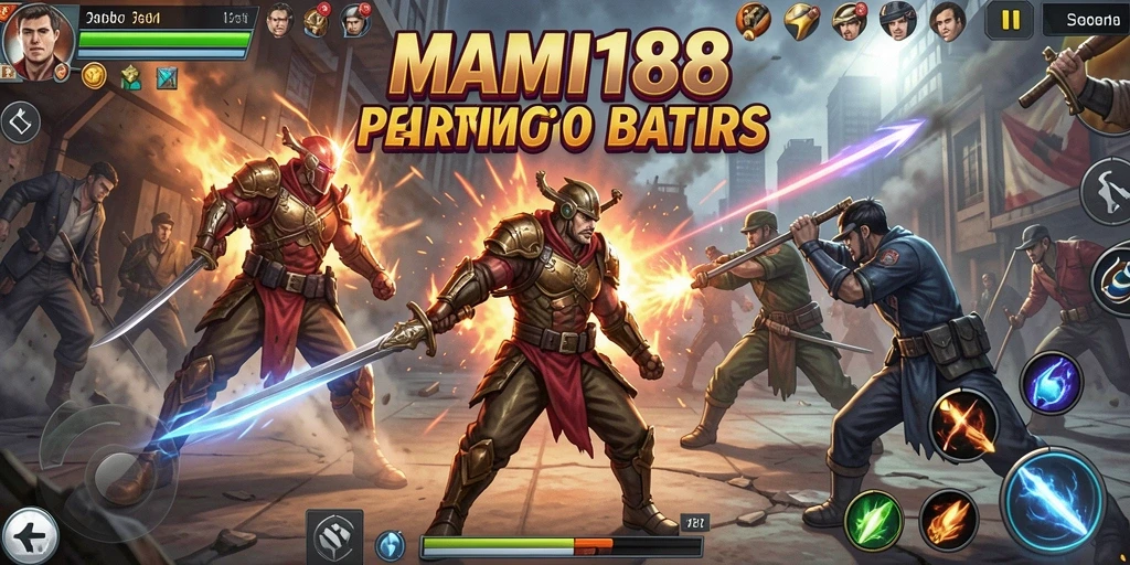 Tampilan gameplay MAMI188 dengan pertarungan yang mendebarkan.