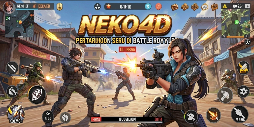 Gameplay seru dan kompetitif di dunia Battle Royale.