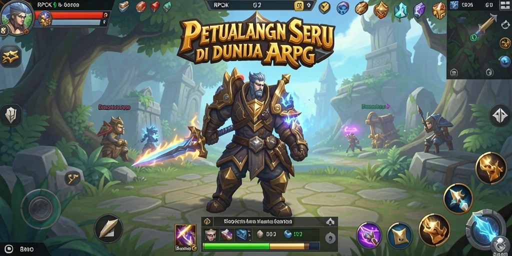 Tampilan gameplay <strong>RPOK</strong> yang mendebarkan di dunia ARPG.