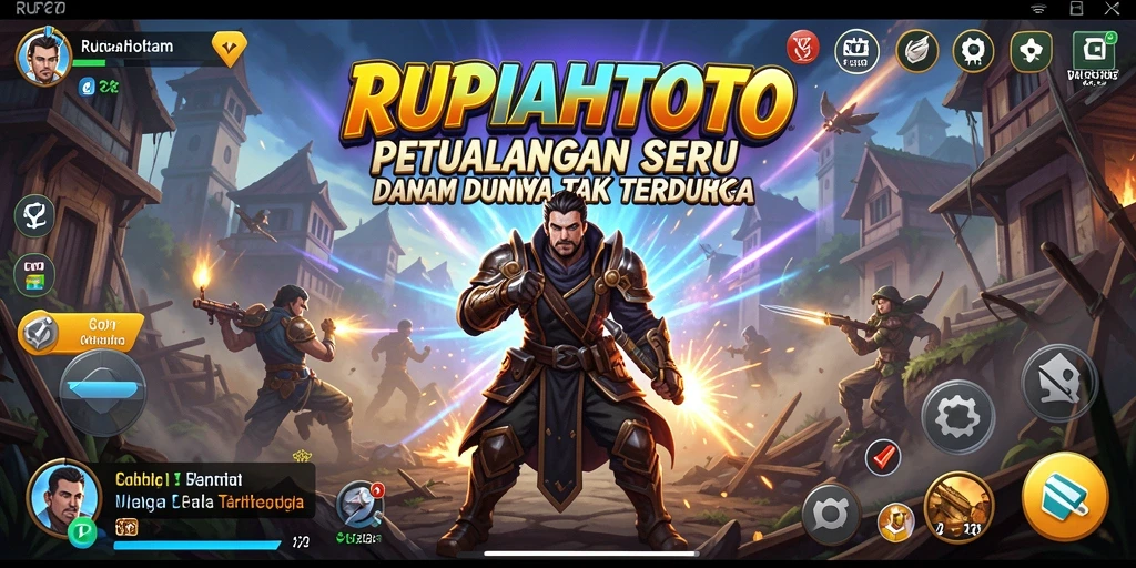 Screenshot gameplay RUPIAHTOTO dengan petualangan menantang.