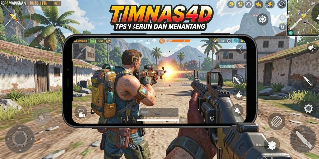 Tangkapan layar utama TIMNAS4D menunjukkan aksi penuh adrenalin dalam pertempuran TPS.