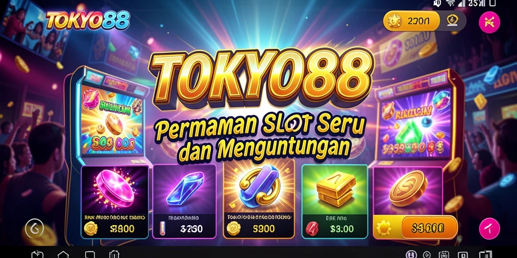 Tangkapan layar gameplay TOKYO88 yang penuh warna dan menarik.